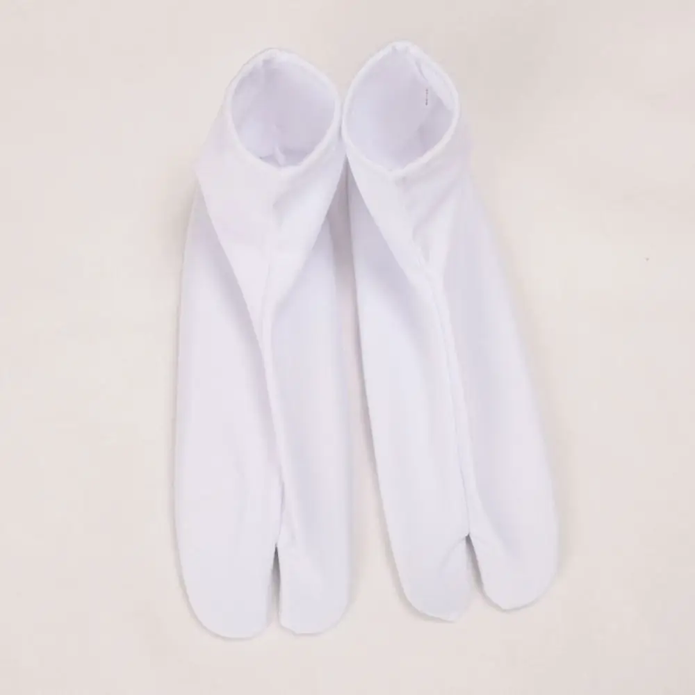 Breathable Embroidery Flower Two Toed Socks Japanese Style Women Hosiery Split Toe Sock Mid-calf Toe Separator Socks Cosplay