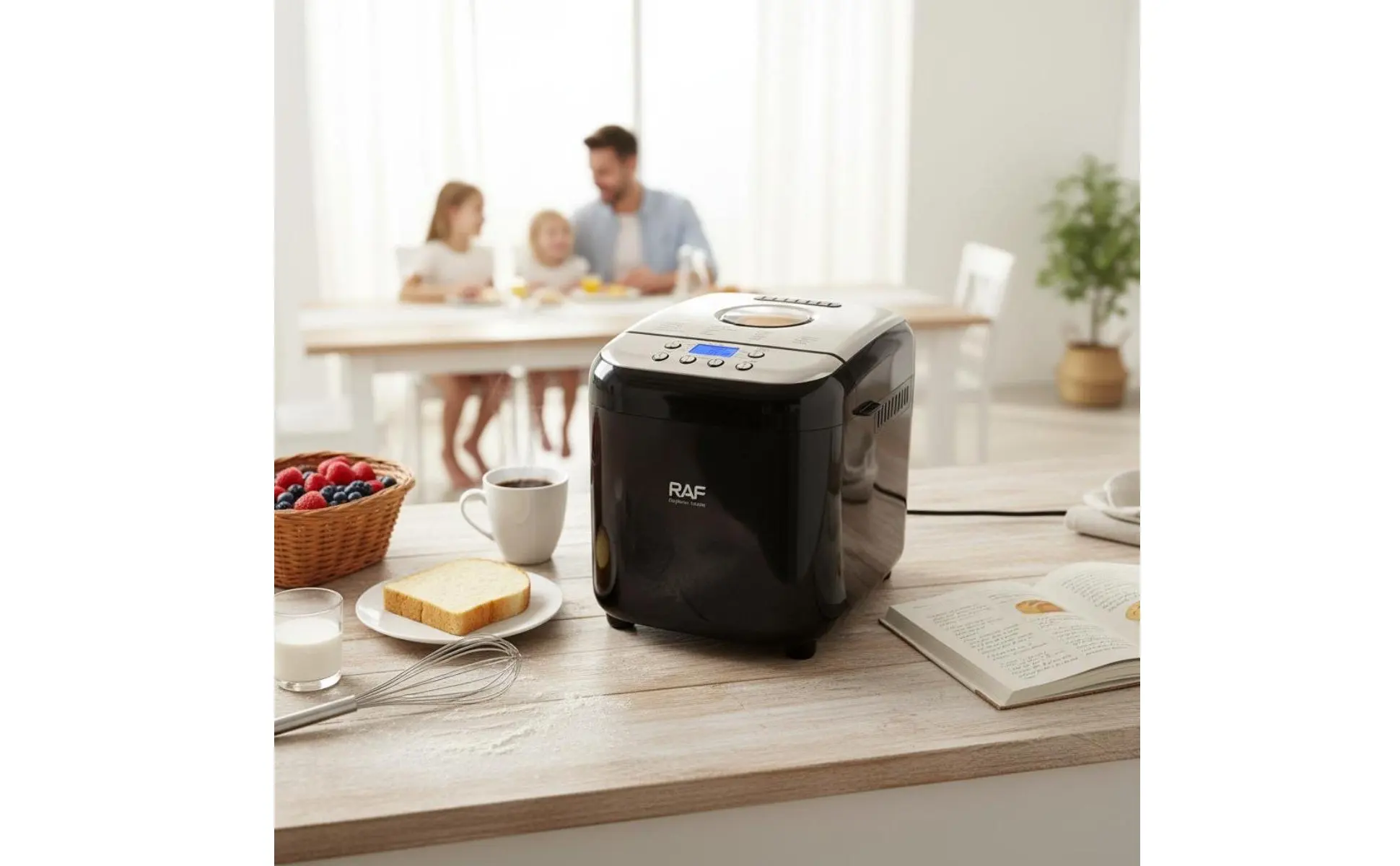 Automatic Bread Appliance 3 in 1 Bread Baking Machine Bread Mixture Appliance Constant Temperature Fermentation Kitchen