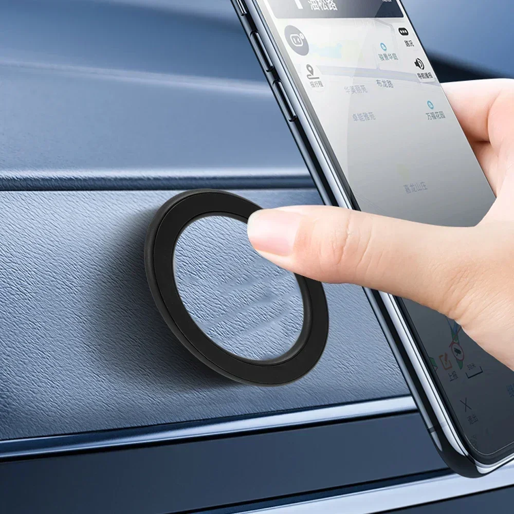 Für MagSafe Magnetischer Ringhalter Klebender Starker Magnet Handy-Wandhalterung Mobiltelefon-Tablet-Ständer für iPhone 15 Pro iPad – Detail 8