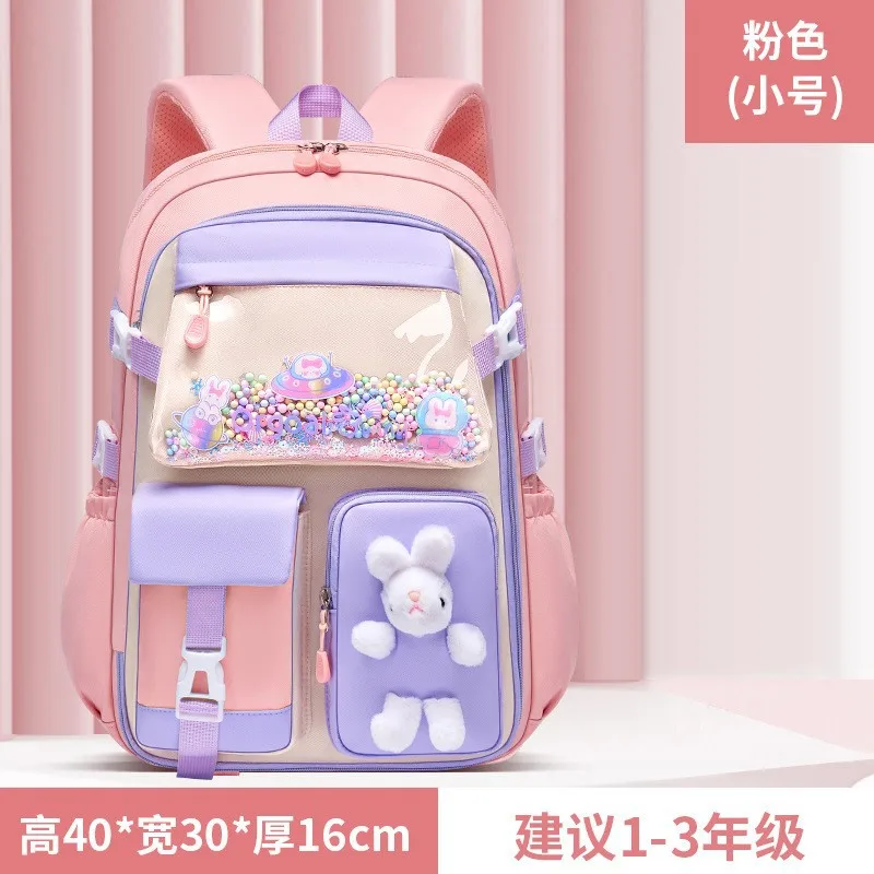 Plecak szkolny dla dziewczynek do szkoły podstawowej, lekki, wodoodporny, kolorowy plecak podróżny, kawaii, mochilas, prezenty.