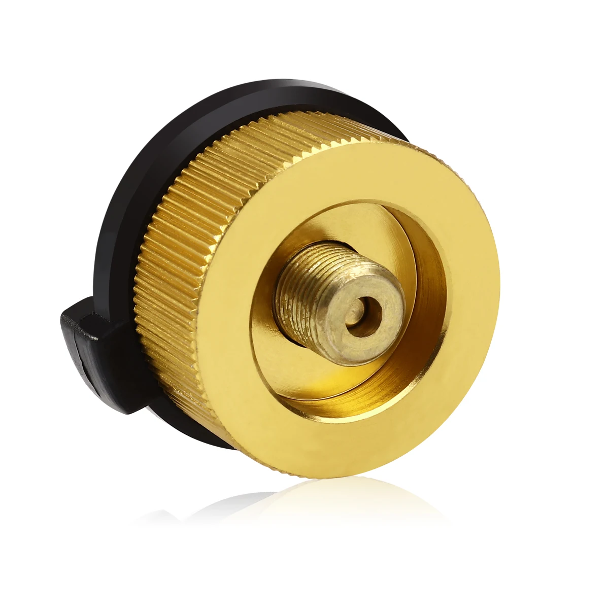 

Gas Bottle Adapter Aluminum Copper Nylon Camping Outdoor Gas Automatic Locking Transfer Nozzle for Stove Lantern