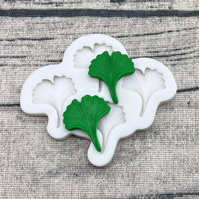 Ginkgo Palm Monstera Deliciosa Ahornblatt Silikon Sugarcraft Form Harz Werkzeuge Cupcake Backform Fondant Kuchen Dekorieren Werkzeuge – Detail 5