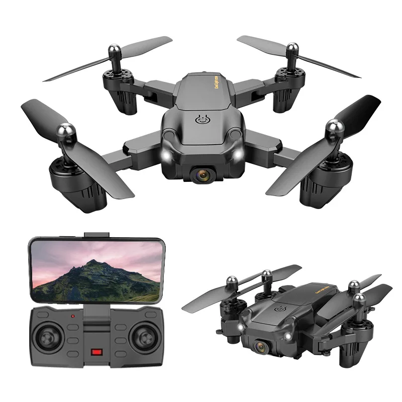 โดรน4K โดรน HD 4K S27กล้องสูง RC พับได้ Quadcopter dron เฮลิคอปเตอร์ควบคุมรีโมตของขวัญโดรนของเล่น