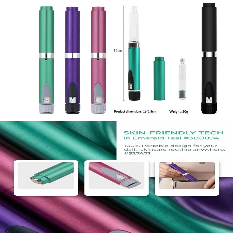 

Аппарат для омоложения кожи лица: Волшебная ручка-корректор морщин для домашнего ухода, стимулятор коллагена, безопасный инъектор инсулина, средство для глубокого разглаживания морщин