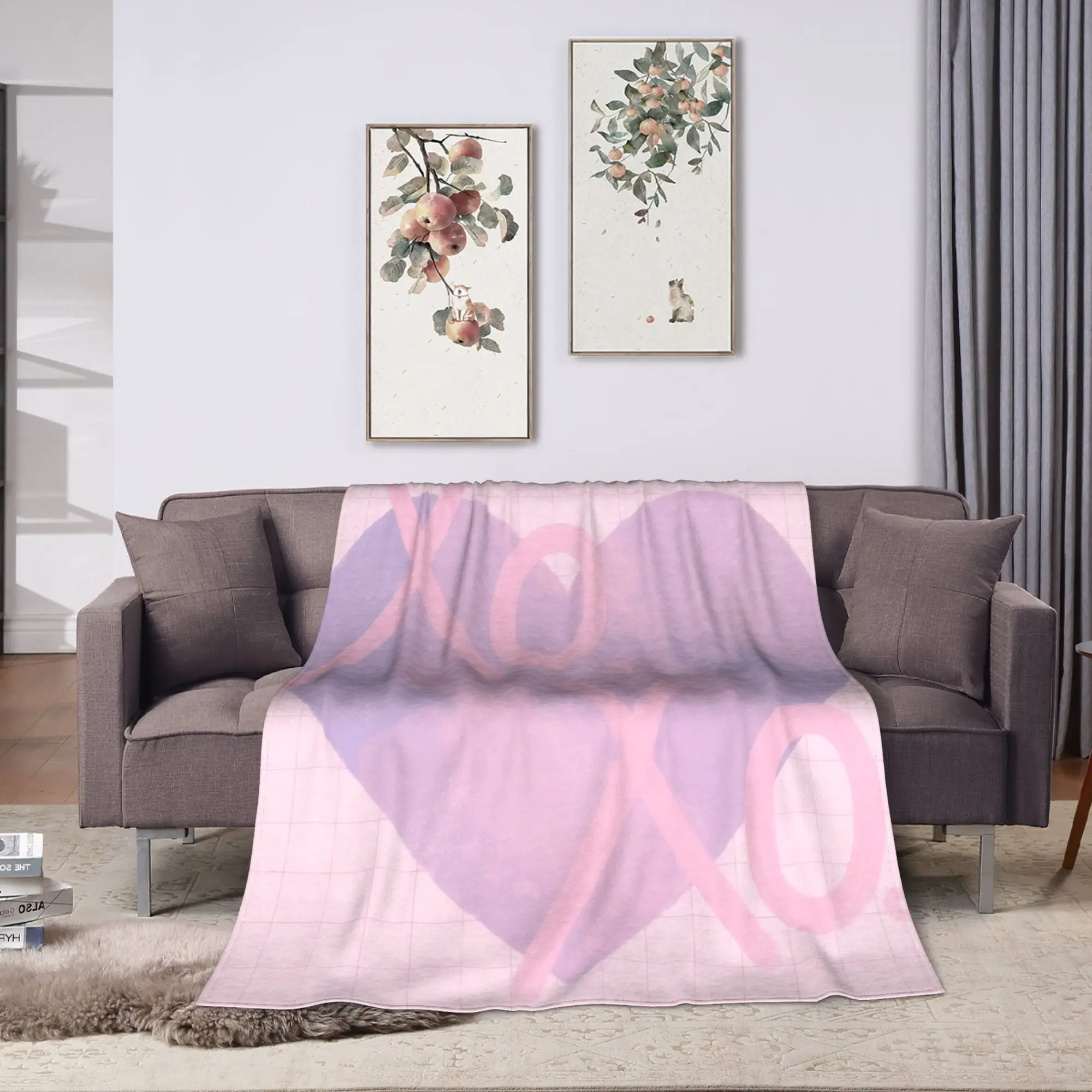 Super Warm Blanket Camping TV XO Kitty Kim Min Ho Bedding Throws Flannel Bedspread For Home Decor Fluffy Sofa Bed Cover