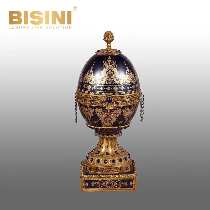 Modern Copper Angle Trophy Decoration with Emerald Marble Green Ornaments
