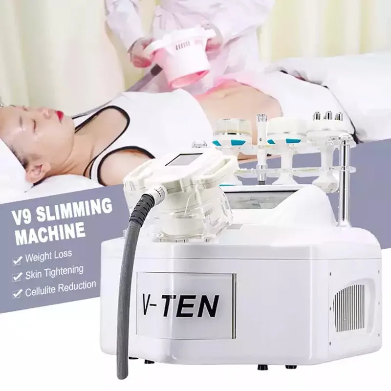 Vela Shape V9 Vacuum RF Slimming Machine Weight Loss Skin Tightening Face Lifting Machine