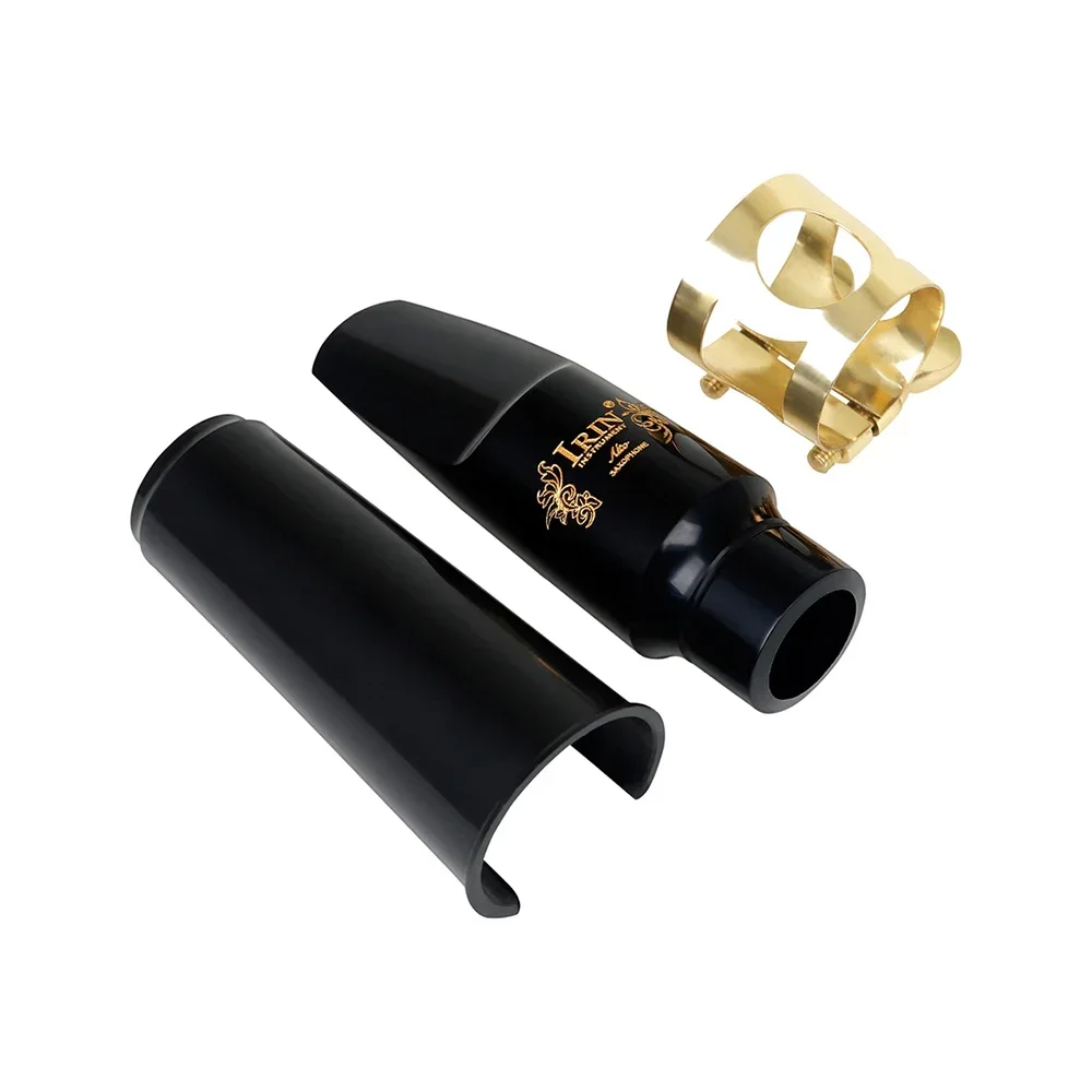 IRIN Premium Bakelite Flute Headjoint with Crystal Inlay & Cap Clip – Elegant Woodwind Accessory for Enhanced Tone & Secure Fit