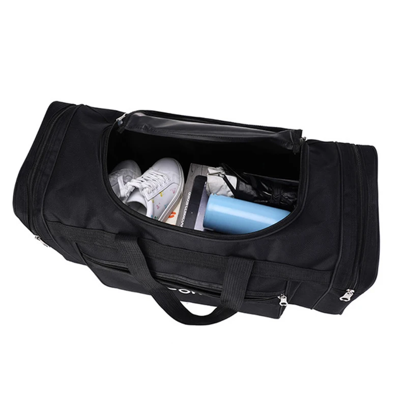 Large Capacity Gym Storage Bag Travel Men Lightweight Weekend Tote Bag Sports Shoulder Handbags Business Nylon Carrying Bag