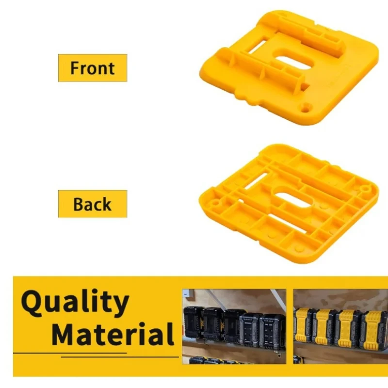 1/5/10 PCS Battery Holder Battery Holder Compatible for Dewalt 20V Battery Mounts Dock for DCB200 DCB201 DCB202 （No Battery)