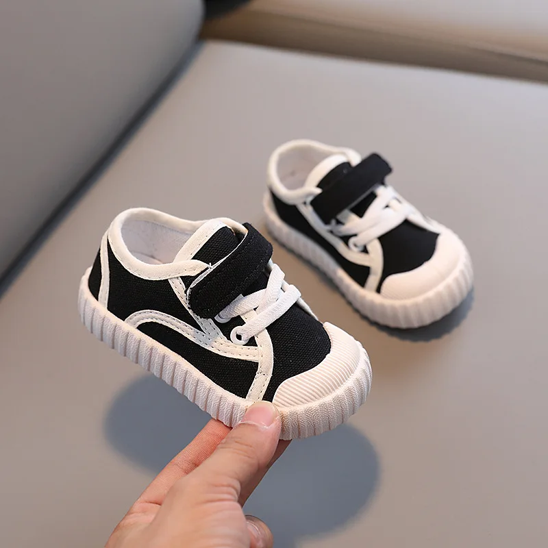 Children\'s Canvas Shoes New Boys and Girls Korean Version Breathable Baby Shoes Fashion Casual Shoes Non-slip Toddler Shoes