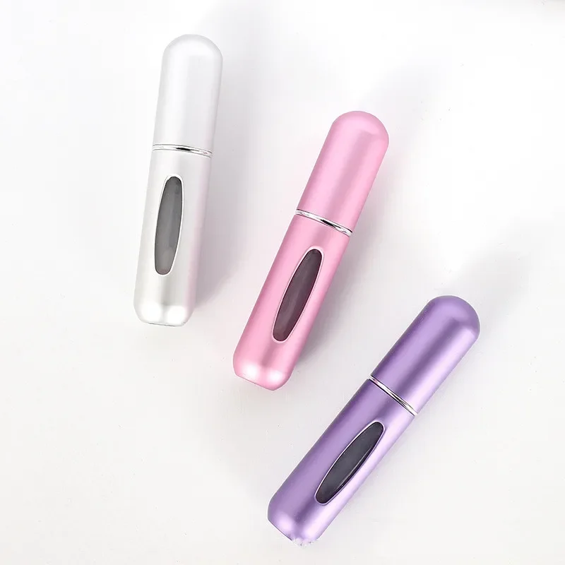 5ml Perfume Refill Bottle Portable Mini Refillable Spray Jar Scent Pump Empty Cosmetic Containers Atomizer for Travel Tool Hot image 3