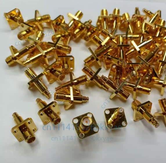 1pc sma/smp-kfk adapter sma female to smp female four-hole flange sma-smp-kfk accessories