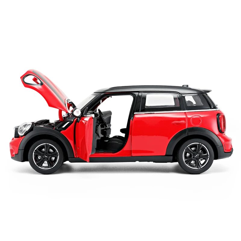 1/24 Mini Countryman Coopers Alloy Car Model Simulation Diecast Metal Toy Vehicle Car Model Miniature Scale Collection Kids Gift