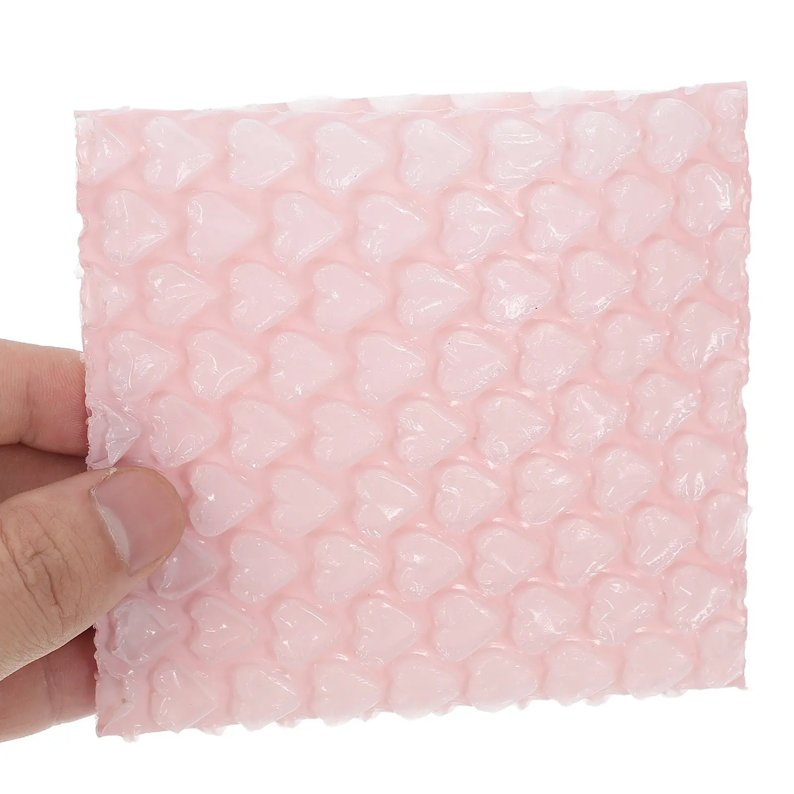 50Pcs Heart Shaped Bubble Bags Thickened Shockproof Protective Packaging Cushion for Shipping Small Business Mailing