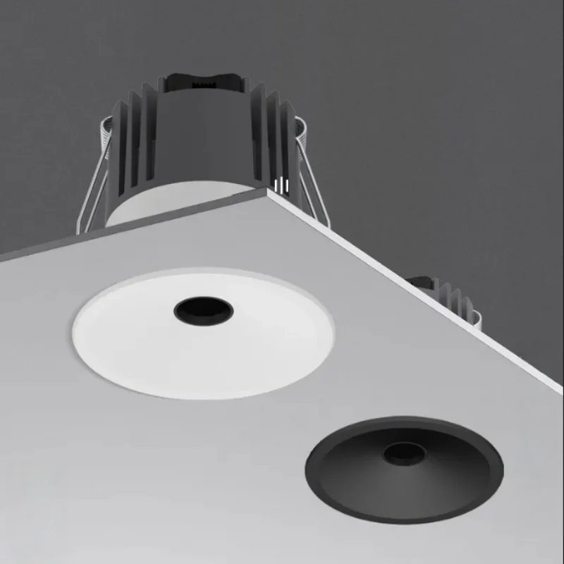 Small holes cross to emit light. Super anti-glare bedroom bedside lamp. Restaurant coffee shop embedded recessed light.