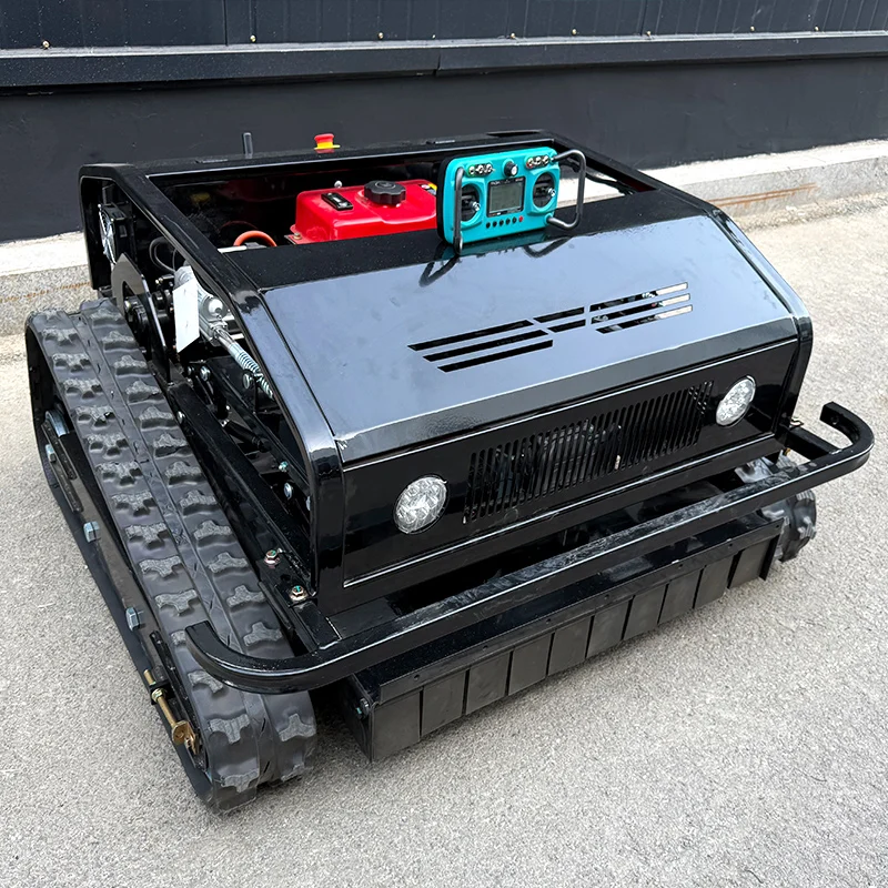 Customized New Wireless Grass Cutter Machine Rc Crawler Remote Control Lawn Mower with Snow Shovel