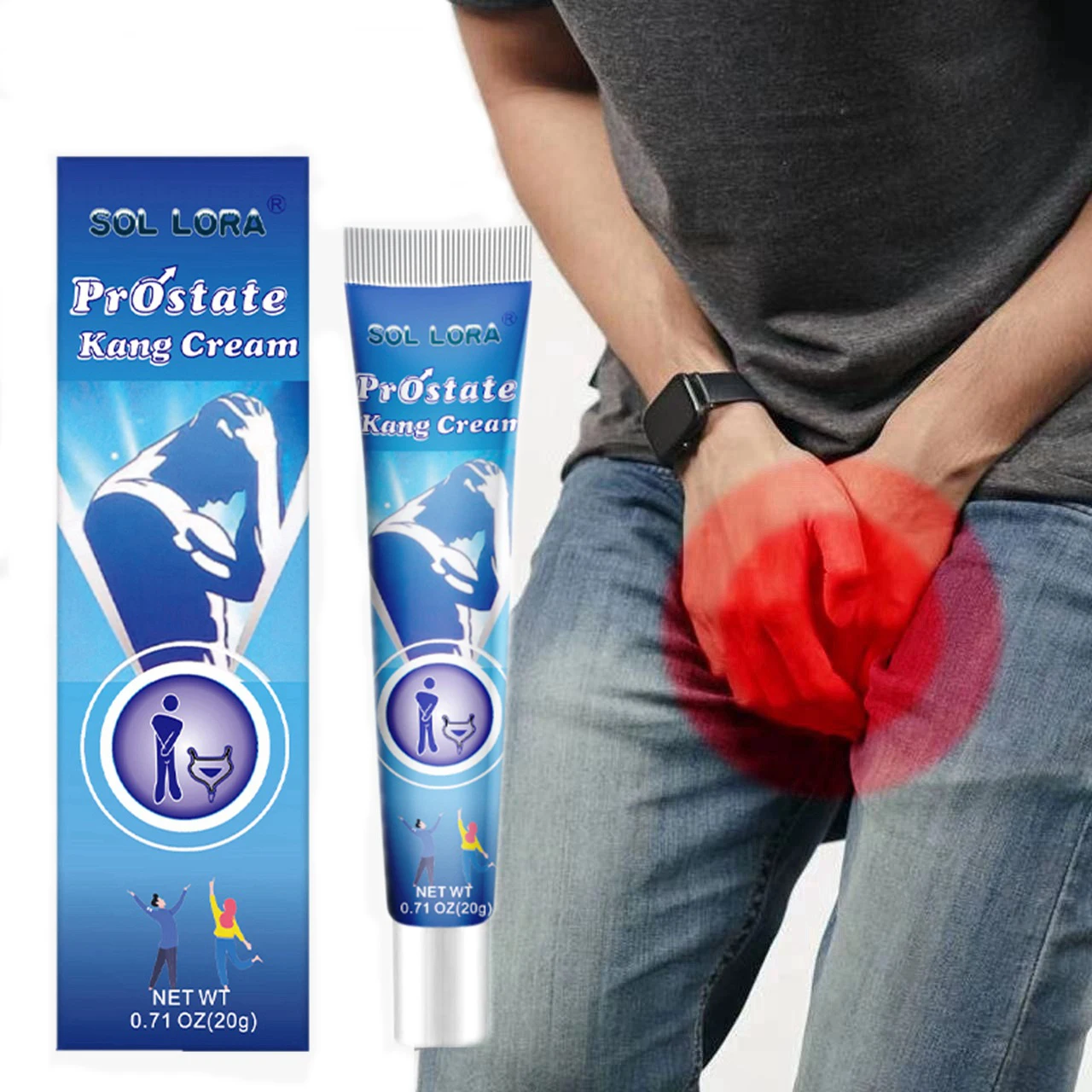 

Prostatitis Prostate Treatment Ointment Urethritis Recovery Cream Prostatic Plaster Man Urological