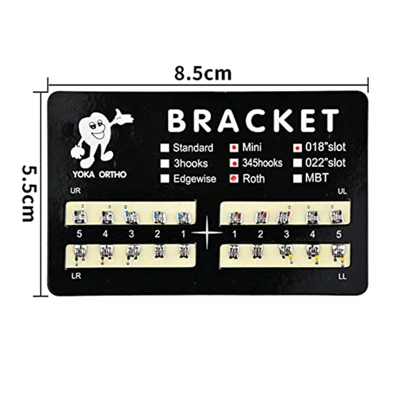 10Pack Model Metal Brackets Braces 018 Slot 345 Hooks