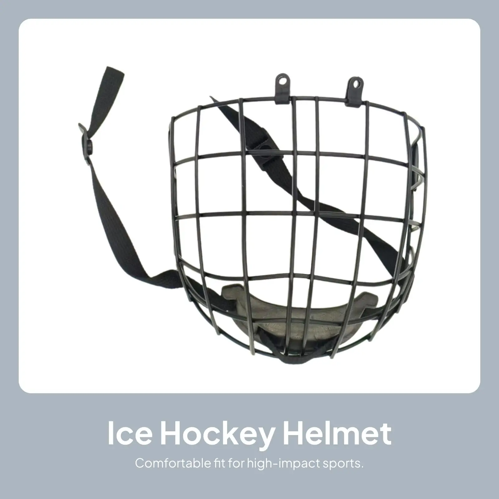 Lightweight Metal Face Protector for Baseball Softball Full Hockey Face Shield Mask Protective Facial Guard Outdoor Sports Gear