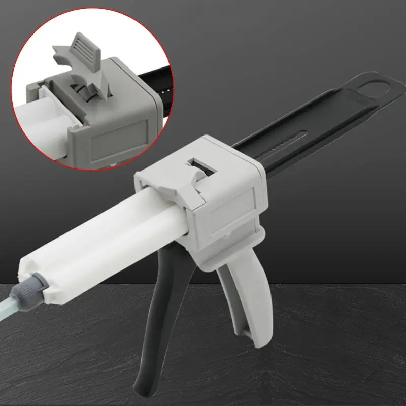 2:1/1:1 Universal Glue Gun 50ml Two Component AB Epoxy Sealant Glue Gun Applicator Manual Caulking Gun Dispenser J09 21 Dropship