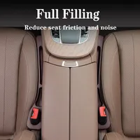 2pcs For BMW X5 G05 X6 G06 X7 G07 2019 2020 - 2024 Car Seat Gap Filler Side Seam Plug Strip Styling Seat Gap Leak-proof Filling