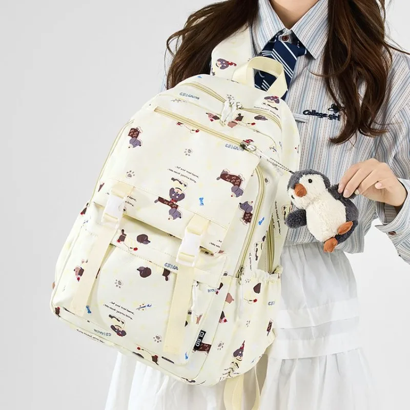 

Cartoon Puppy Student Backpack Large Capacity Kids Backpacks for Boy Lightweight Travel Backpack Cute Backpack School Bags Sac
