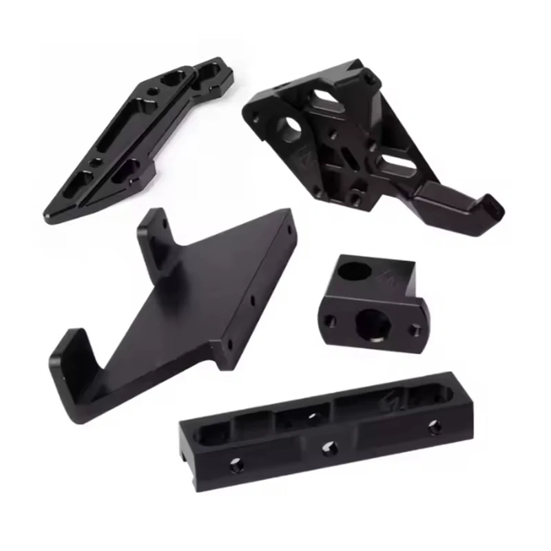 

CNC Machining Service Custom CNC Machined Anodized Black Aluminum Metal RC Car Chassis Parts
