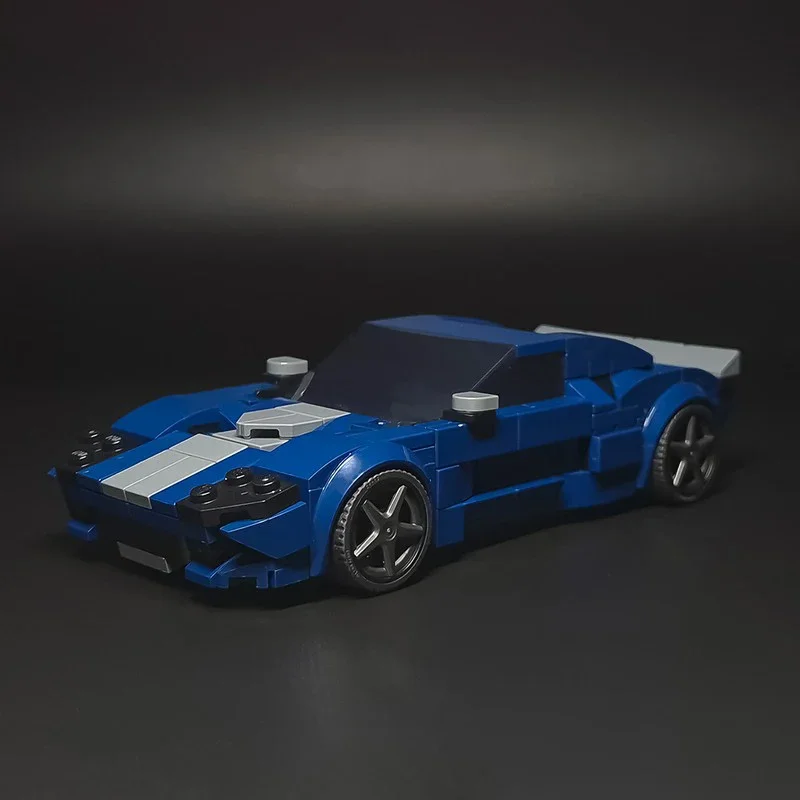Blocos de Montar Moc Speed Champion Coleção de Carros de Luxo, Modelos de Tijolos Técnicos para Montagem DIY, Brinquedo de Construção, Presente de Feriado