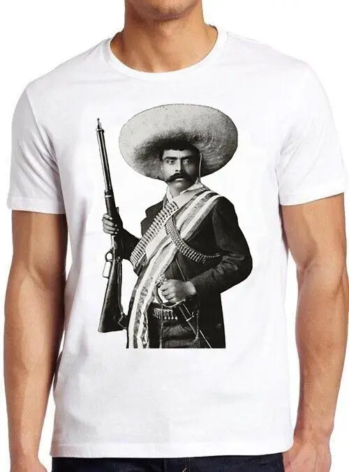 Emiliano Zapata Mexican Revolution Cool Gift Tee T Shirt