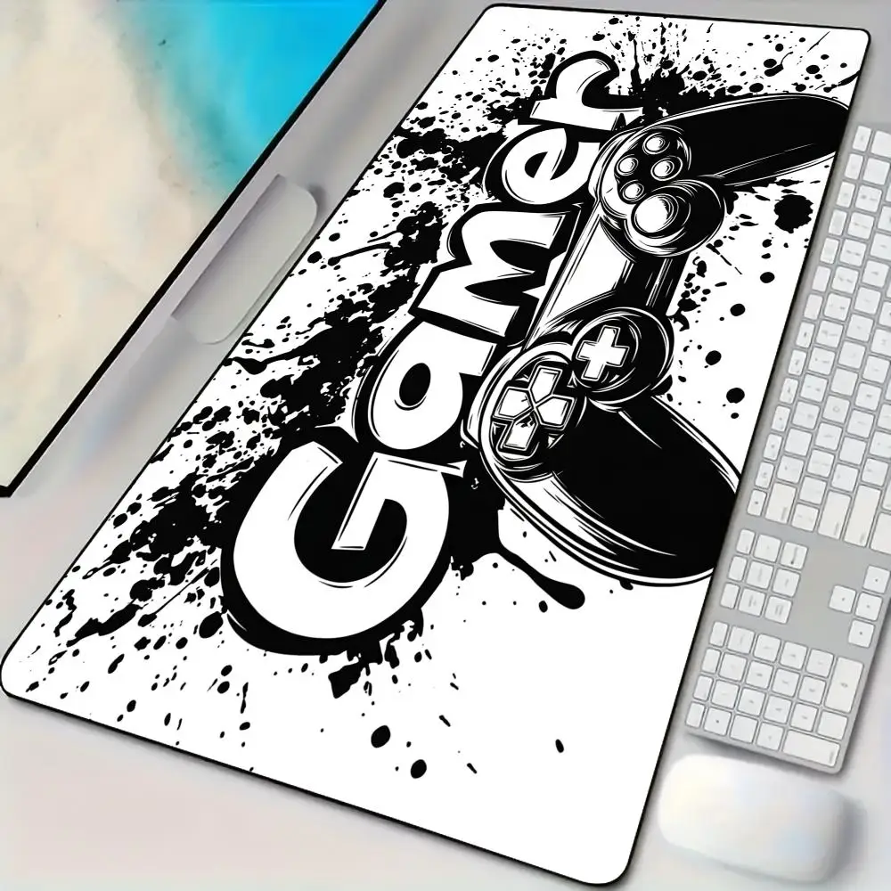 Ink graffiti handle pattern Mouse Pad Desk Mat Large Computer Office Carpet XXL Mousepad Gamer Gaming Accessories Keyboard Rug