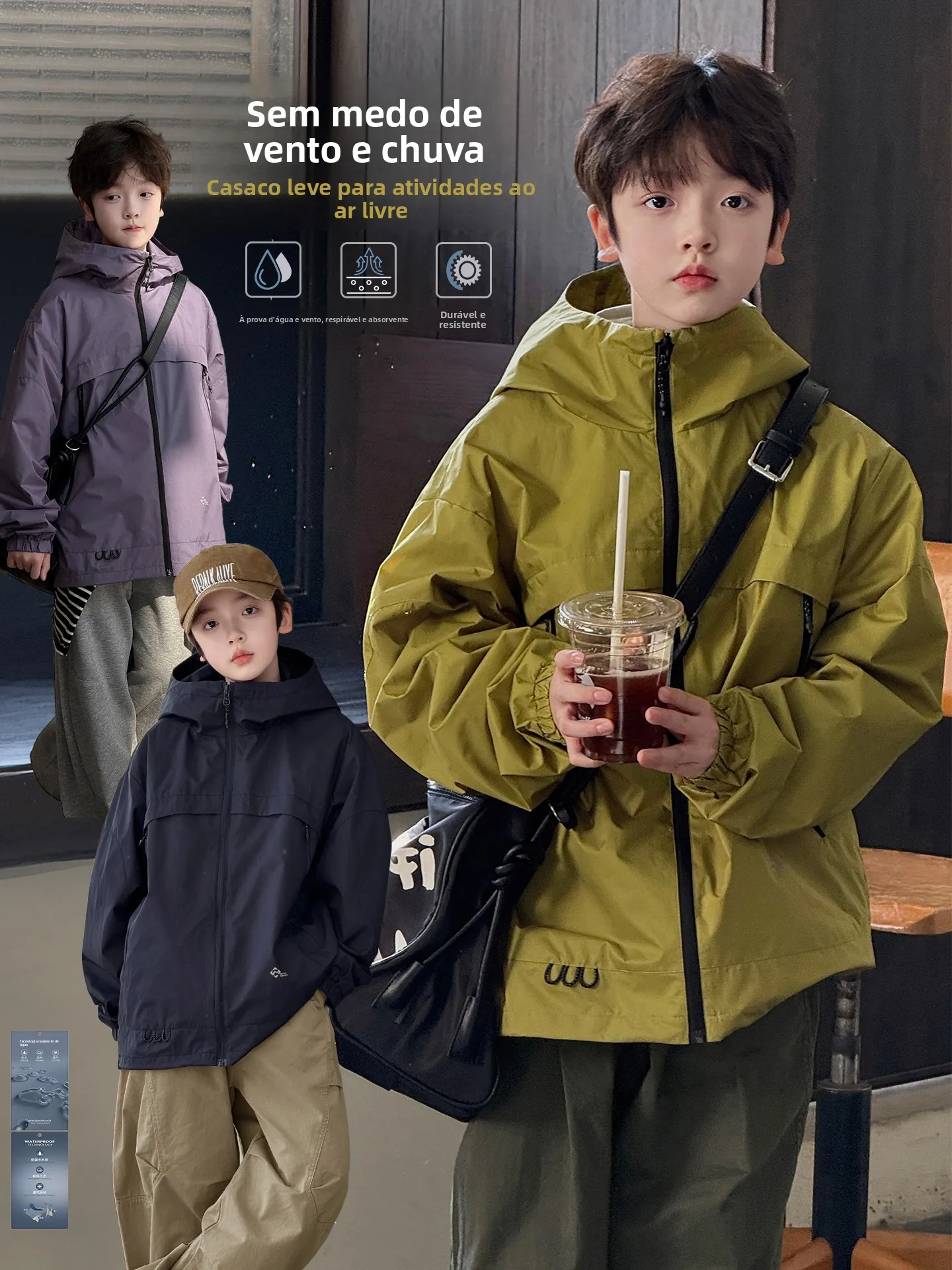 veste-a-capuche-pour-garcons-fengdan-vetements-d'automne-pour-bebes-style-coreen-tissu-en-nylon-fermeture-eclair-manches-longues-coupe-reguliere