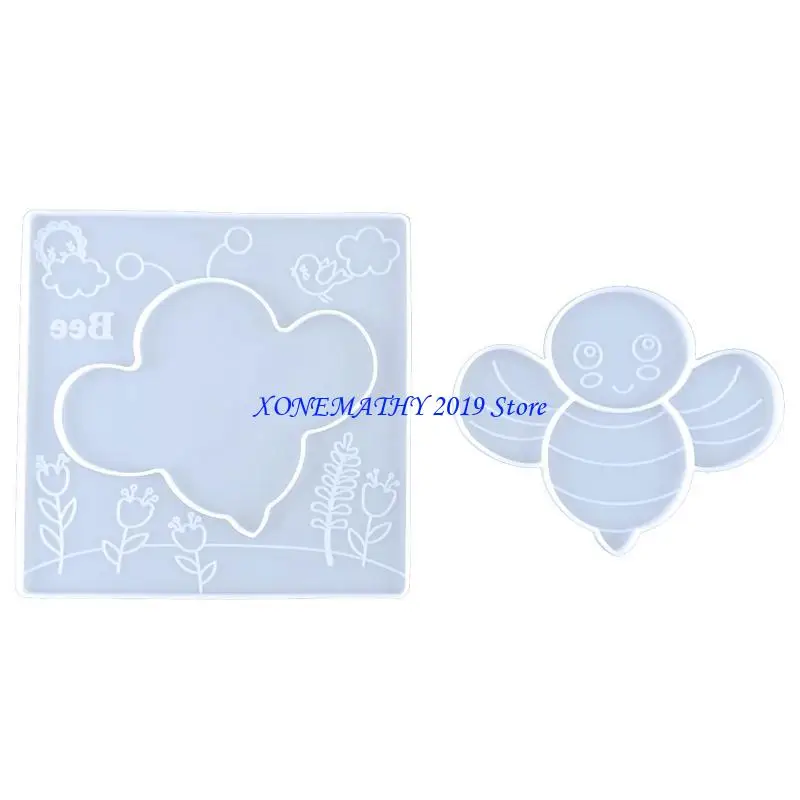 

F42F Силиконовая форма-головоломка с милыми животными для изготовления изделий из смолы