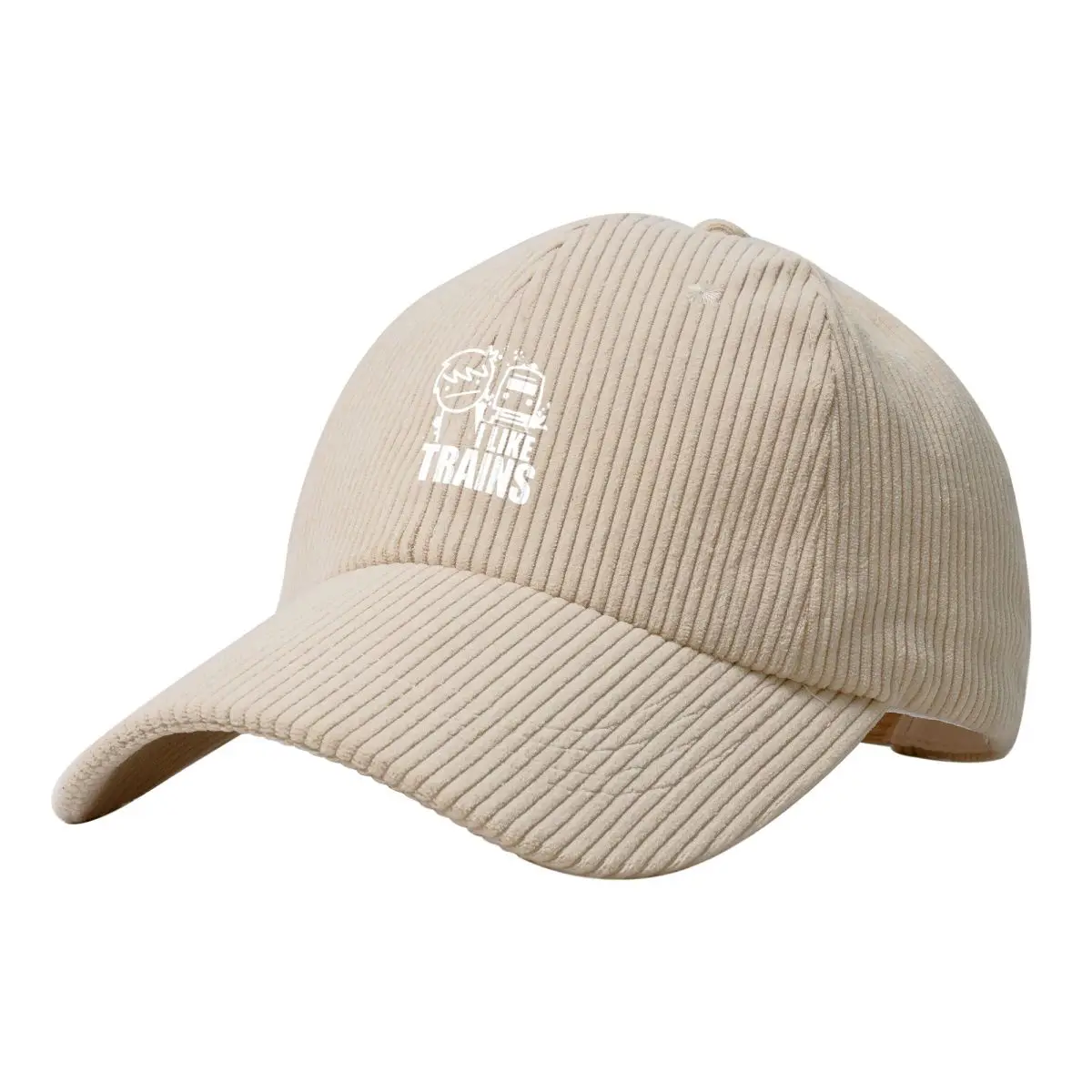 

ASDF I LIKE TRAINS Unisex Corduroy Baseball Cap