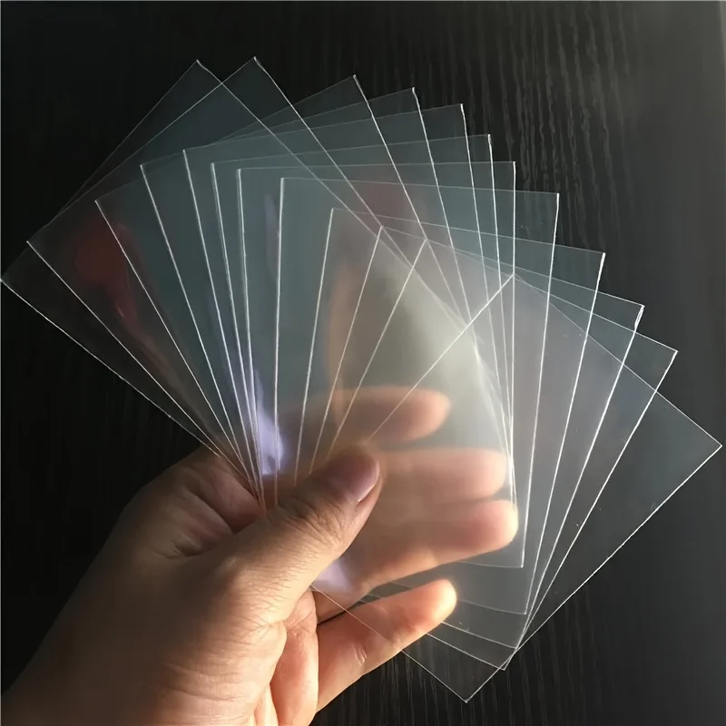100pcs  64*89mm Card Sleeves Card Protectors Perfect Size for Football Card, Sport ， Pokémon，MTG Card Collection Card Storage