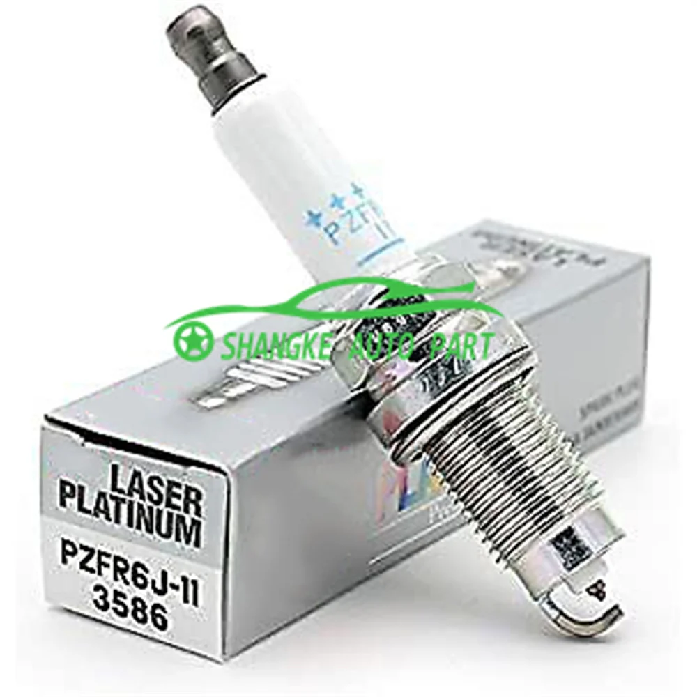 Original Laser Double Platinum Spark Plugs OEM PZFR6J-11 3586 PZFR6J11-3586 FOR AAudi A8 VVW Bora Phaeton 2002-2016 1.6L 6.0L