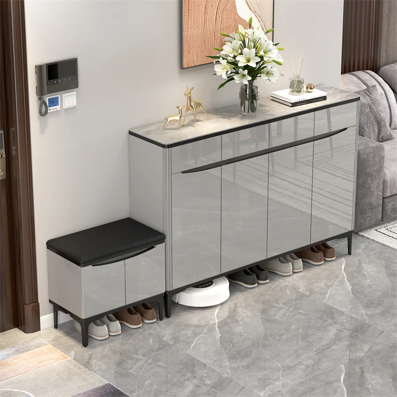 غرفة المعيشة صالون خزانة خذاء رف عمودي صانع الأحذية مقاعد البدلاء المنظمون خزانة خذاء الدولاب Szafki Do Salonu أثاث المدخل