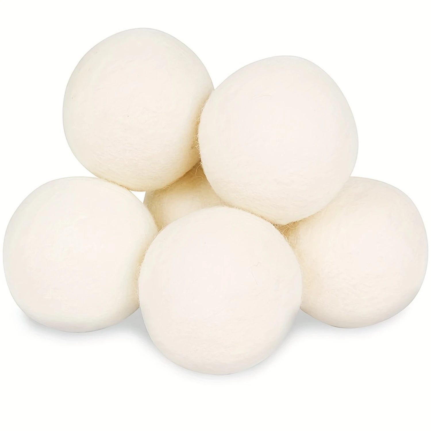 

6pcs, Wool Laundry Dryer Ball, Reusable Laundry Ball, Laundry Washing Ball For Washing Machine, Fabric Softener Ball, Laundry Dr