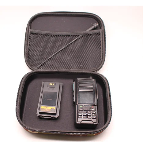 Portable Hard Drive Bag Black Box Case with Storage Protection for External Portable HDD Walkie Talkie Accessory