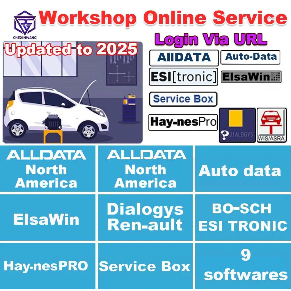 

2024 ремонт цеха онлайн аккаунт пакет для Alldata США Autodata Haynes PRO идентификационный Фикс Эльза WIS сервисная коробка программное обеспечение для ремонта автомобиля