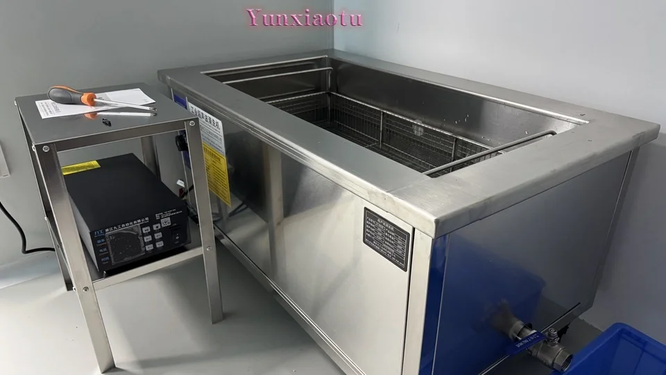 Ultrasonic Cleaner Industrial Cleaner Commercial Large Capacity Cleaning Tank Long Strip Oil Removal Ultrasonic Cleaner