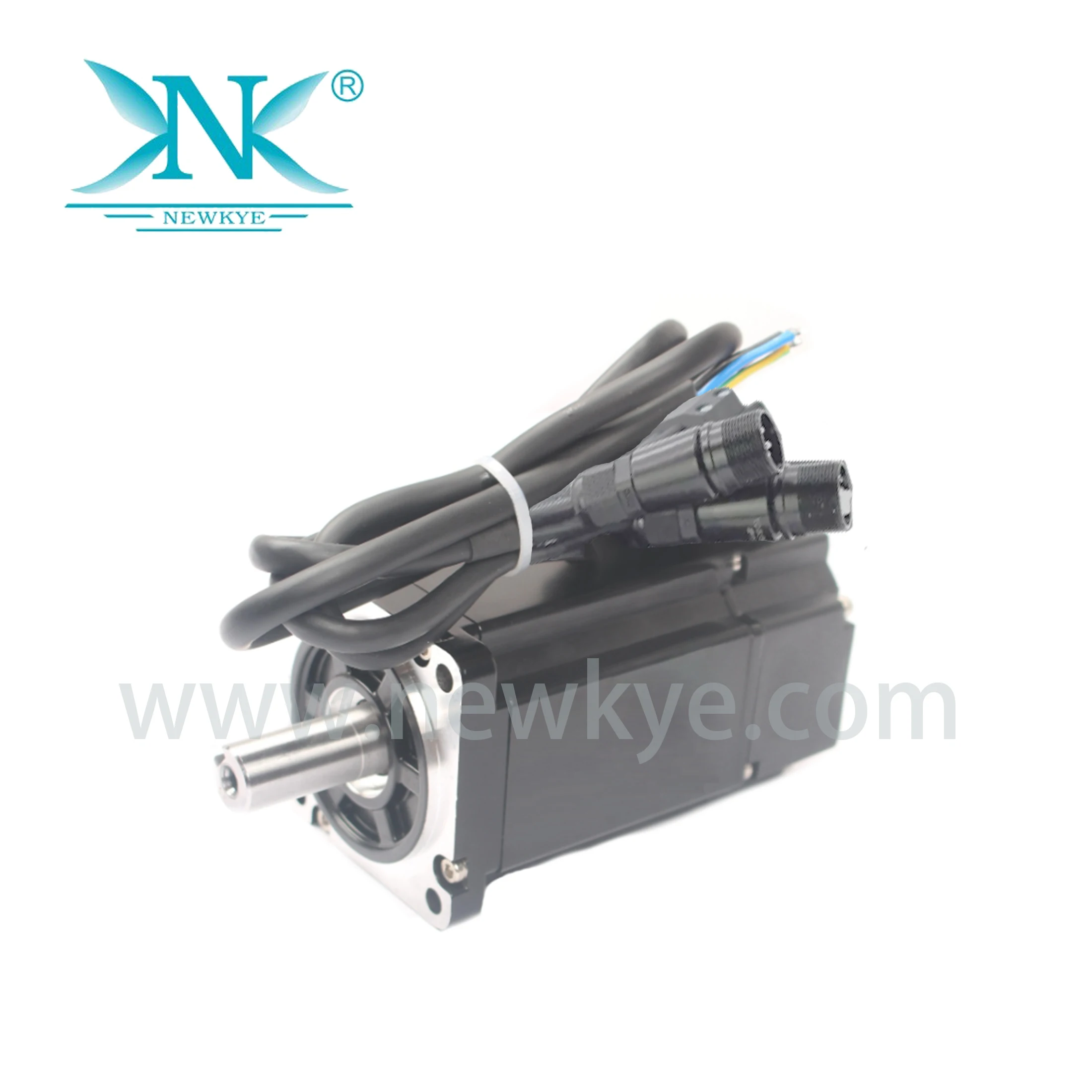 0.6kW 1.91N.m 3000rpm servo motor with brake and servo driver similar as GSK servo motor and driver for lathe