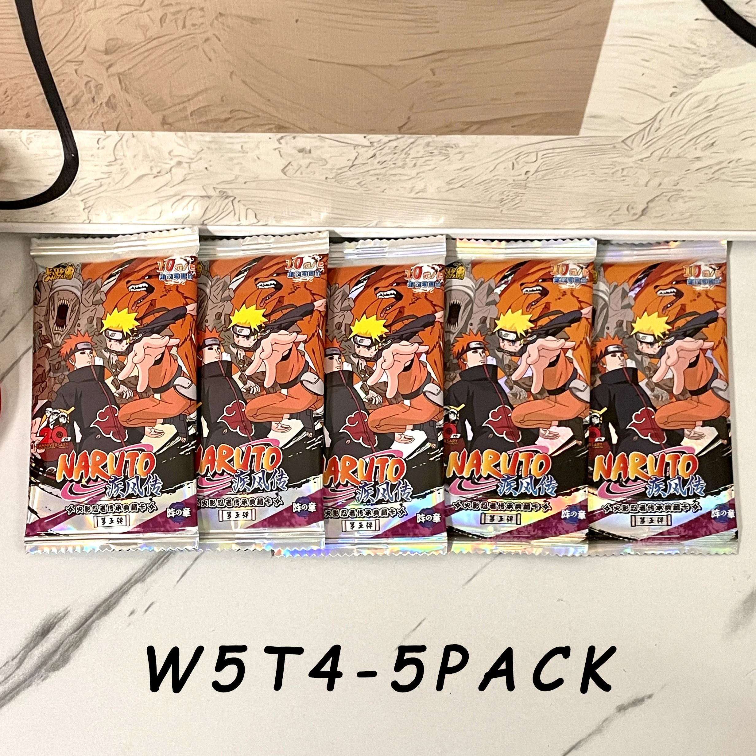 

KAYOU Genuine Naruto Card Box Booster Pack Tier4 Wave7 W7T4 sl Sasuke Uchiha T2W7 Anime Collection Card Game Gift For Kids
