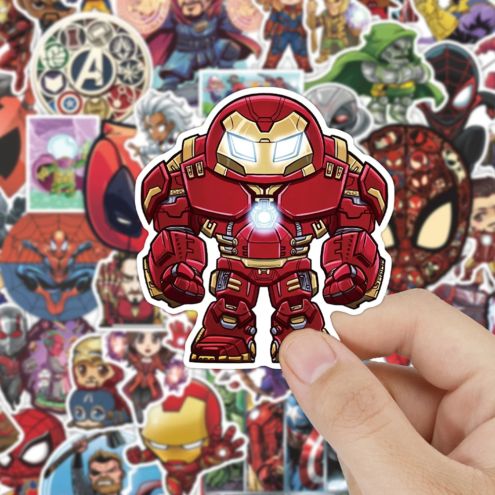 10/30/65PCS Disney Marvel The Avengers Super Hero Graffiti Stickers Cartoon Decals Toys Decoration For Notebook Phone Bike Car