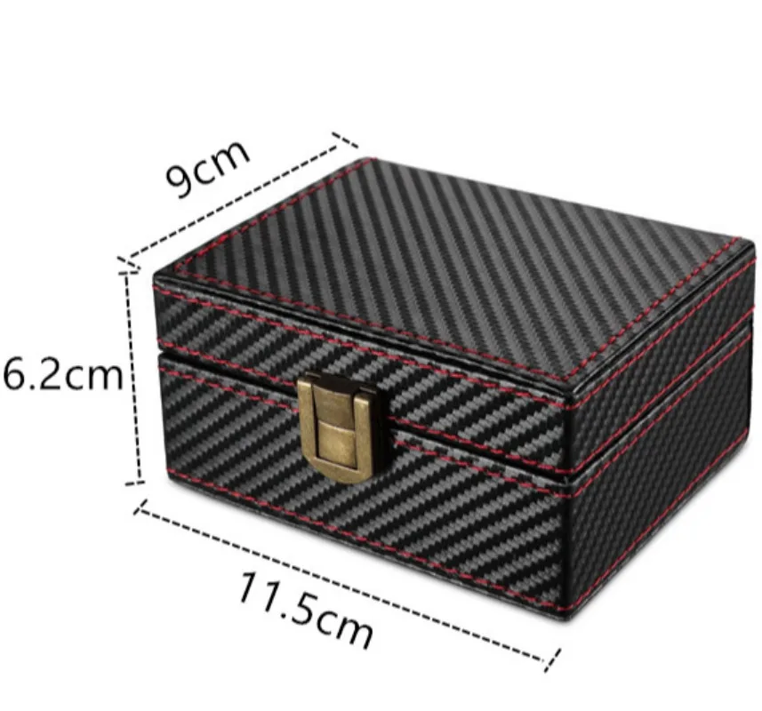 Carbon Fibre Mobile Phone RFID Faraday Box Car Key Signal Shielding Box Fob Protector Mobile Phone Card Storage Case