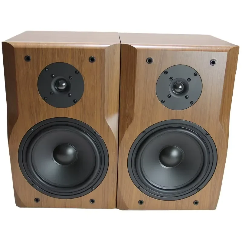 8.5 Inch 2 Way Wooden Bookshelf Speaker Passive Hifi Computer Home Theater Sound System Long Tail Audio