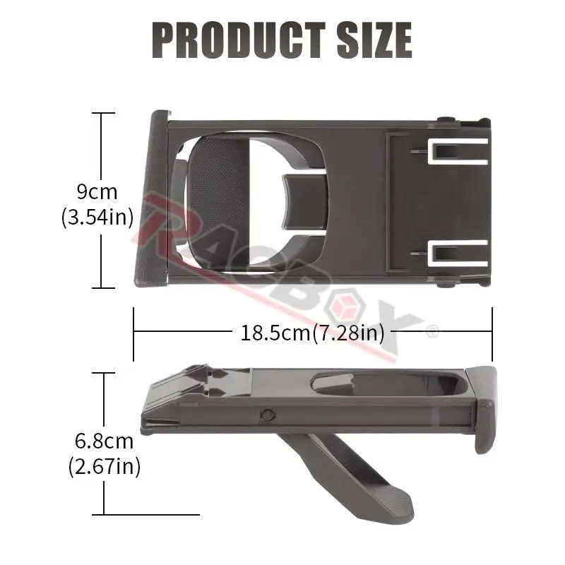 حامل أكواب لوحة عدادات السيارة الداخلية ، أسود أو بني ، 55604-010 ، 55604-020 ، تويوتا هيلوكس ، فيجو ، سير بيك آب ، فورتشنر-، LH RH