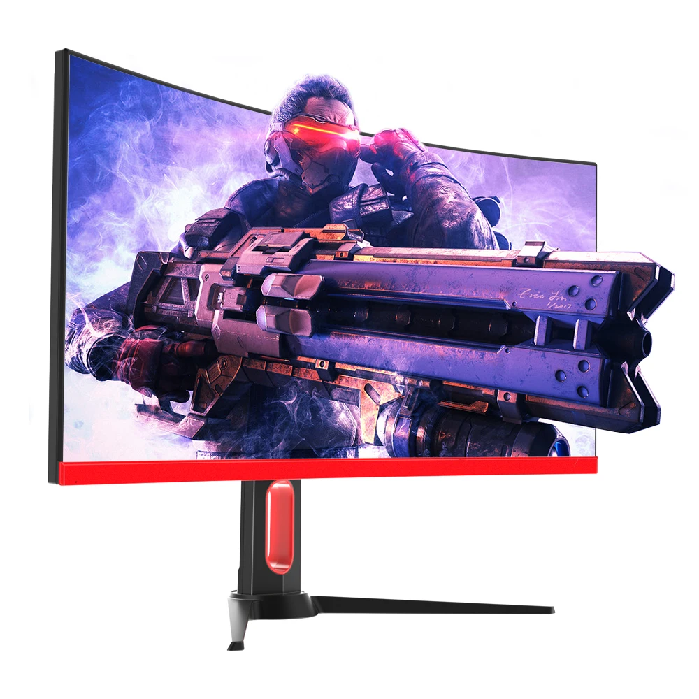 

144 hz 5ms IPS Gamer Speakers Computer 2k Hd R1800 Curved Desktop 144hz 165hz Pc Computer Gaming Monitor
