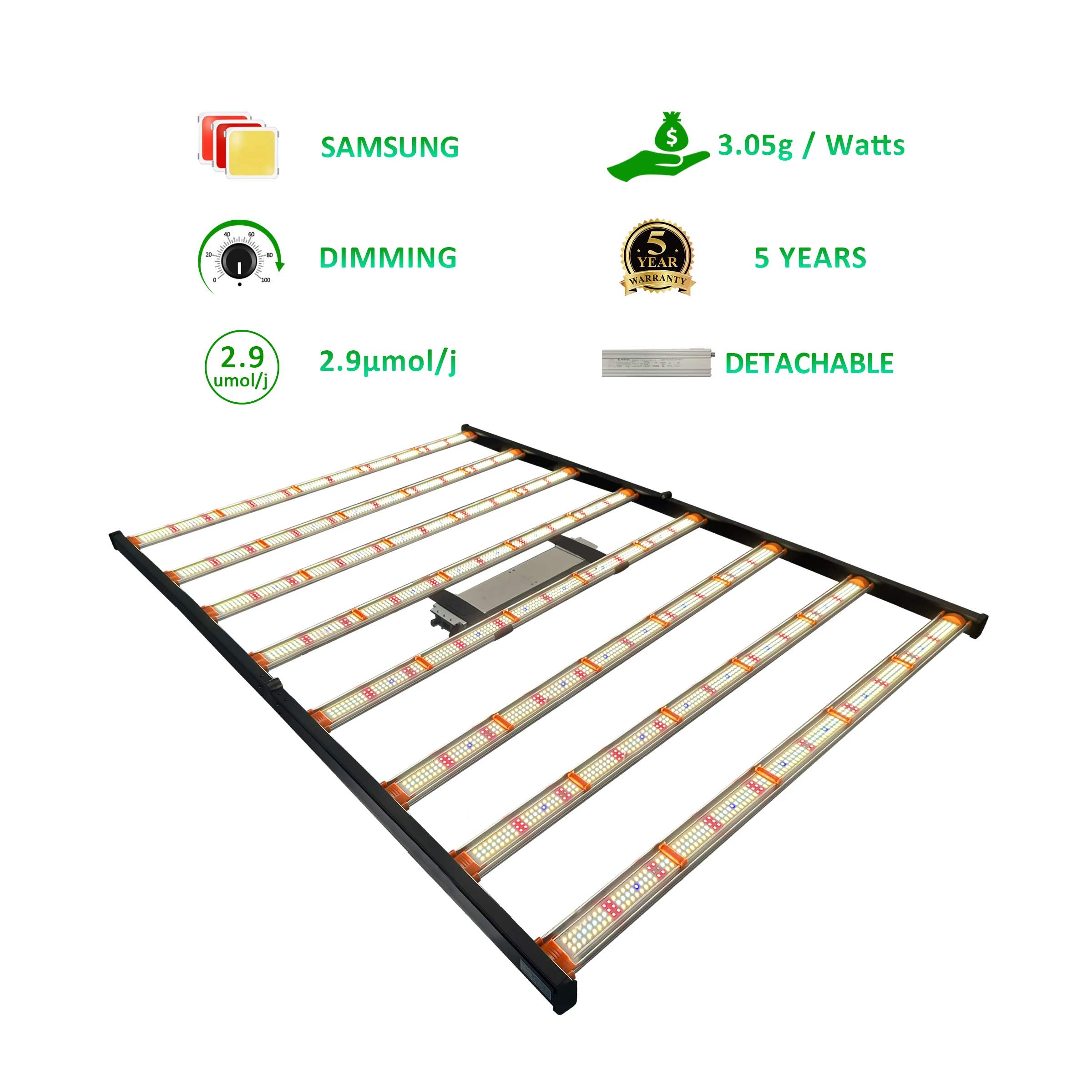 

3.3umol Commercial Uv Grow Lights Lm301h Evo New 800w 301b Led Grow Light Greenhouse Full Spectrum