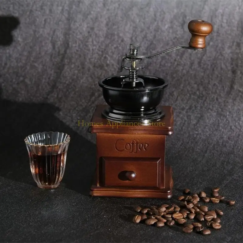 D0AB 수동 핸드 커피 그라인더 조절 가능한 세라믹 코어는 거친 또는 미세한 부지